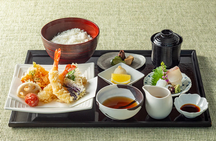ランチ「天ぷら御膳」・ディナー「初夏の天ぷらコース」
