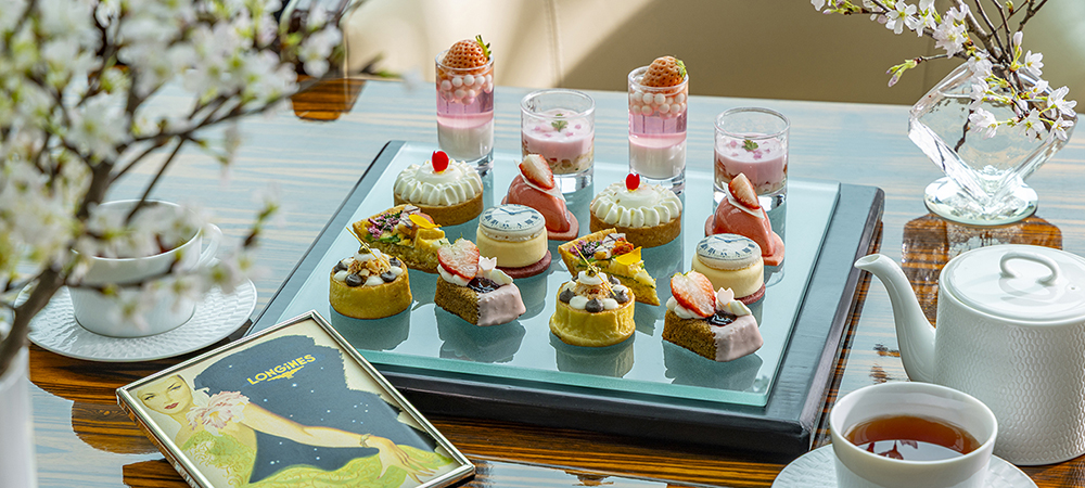 桜ストロベリーアフタヌーンティー with ロンジン