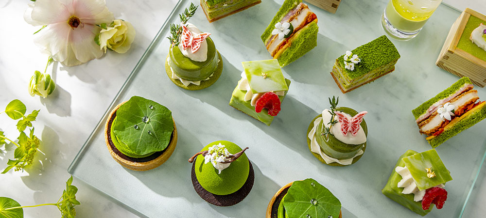 抹茶と香りのアフタヌーンティー “ボタニカルガーデン”