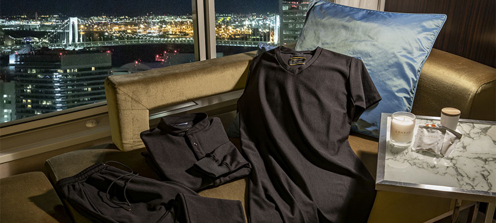 スリープオーバー・フォー・トゥー極上の着心地の「ラグパジャマ」、オリジナルのアロマに包まれて過ごすプライベートなホテルステイ